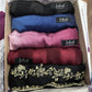 The Ultimate Occasion Edit — Black Kora + Royal Blue Ombré + Magenta Ombré + Black Stripe + Maroon Stripe | Pack of 5 | Save PKR 1,000 + Free Delivery | Luxury Hijab Bundle Pakistan