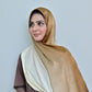 Narangi + Fajar — Terracotta & White Camel Ombré Silk Pack of 2 | Save PKR 400