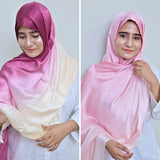 Shola + Bloosam — Dark Pink & Light Pink Ombré Silk Pack of 2 | Save PKR 400