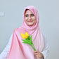Bloosam — Light Pink Ombré Silk Hijab | Premium Silk Hijab Pakistan