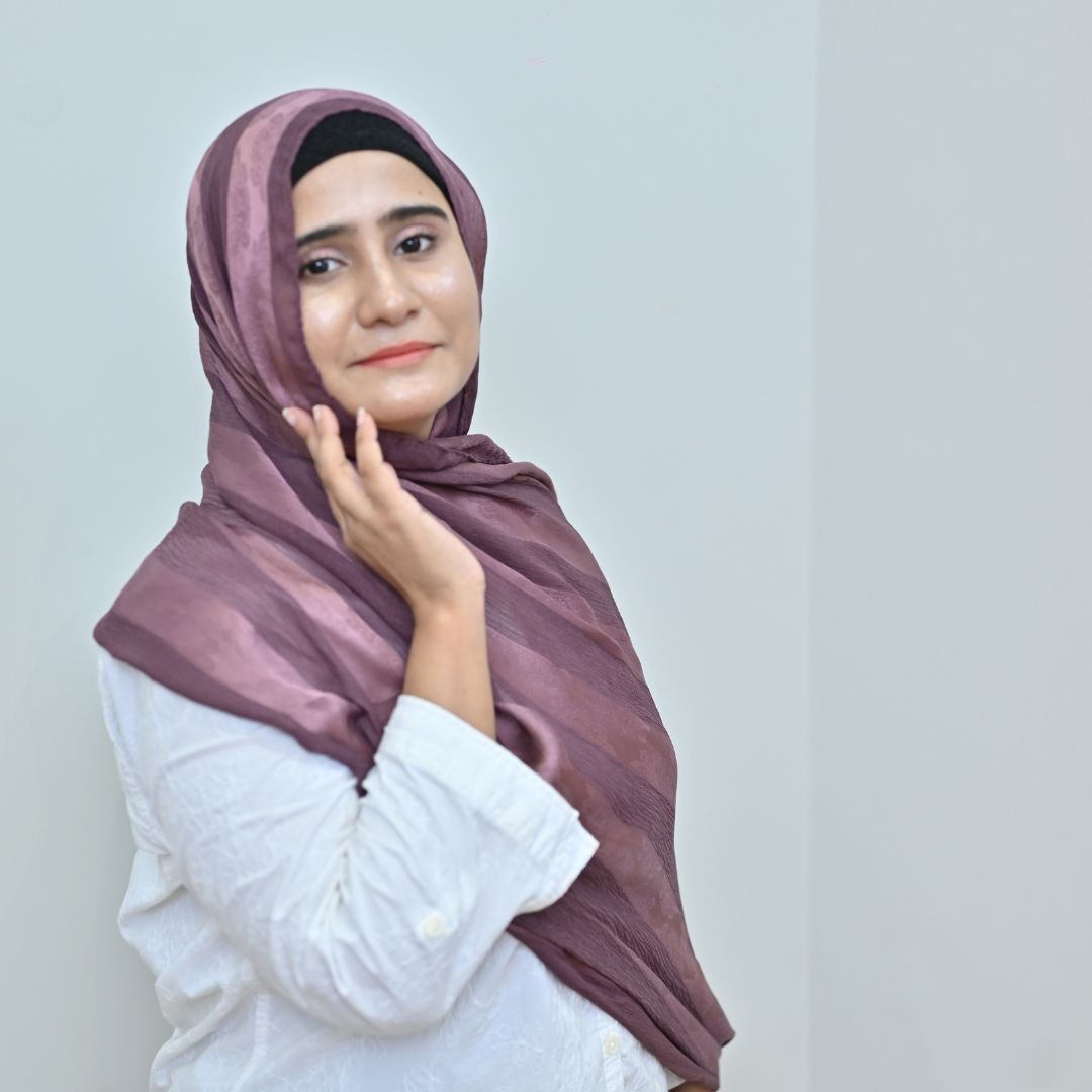 The Seven Shades — Almas Silver + Zinc Teal Ombré + Light Pink Ombré + Sama Sky Blue Stripe + Nayab Light Purple Stripe + Cherry Red Organza + Mint Green Organza | Pack of 7 | Save PKR 1,170