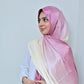 Zinc + Lilac — Blush Teal & Mauve Rose Ombré Silk Pack of 2 | Save PKR 400