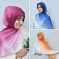 Magenta, Terracotta & Royal Blue Ombré Silk Hijab Pack of 3 | Save PKR 900