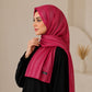 Black & Maroon Striped Silk Hijab Pack of 2 | Save PKR 300