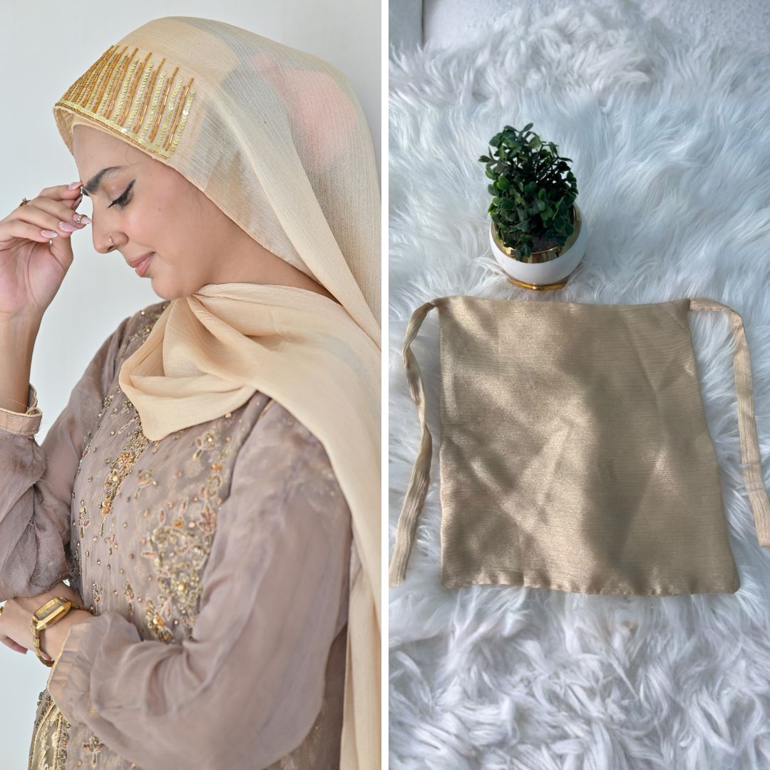 The Festive Three with Naqab — Mehr + Gulrukh + Nazneen | Designer Hijab Pack of 3 | Save PKR 1,000
