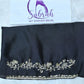 Nazneen — Kora Goldwork Floral Vine Crinkle Silk Hijab | Handcrafted Luxury Hijab Pakistan