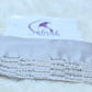 Almas — Silver Handwork Crinkle Silk Hijab | Luxury Designer Hijab Pakistan