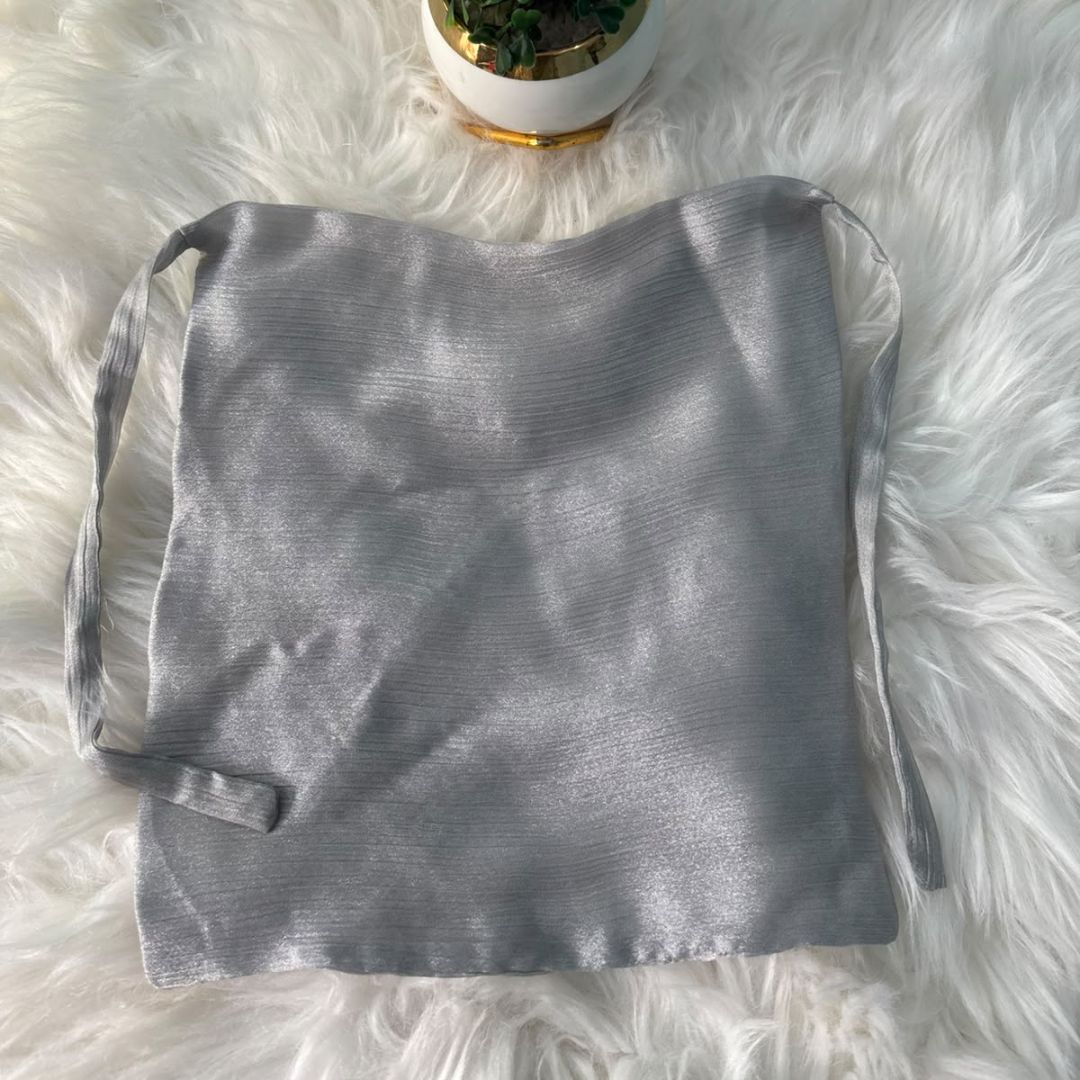 Almas + Nazneen with Naqab — Silver & Black Designer Hijab Pack of 2 | Save PKR 500