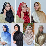 The Full Wardrobe Seven — Nazneen Black + Gulrukh Red + Fajar Camel Ombré + Nilofar Royal Blue Ombré + Shab Black Stripe + Skin Jacquard Stripe + Olive Green Organza | Pack of 7 | Save PKR 1,355