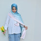 Zinc + Lilac — Blush Teal & Mauve Rose Ombré Silk Pack of 2 | Save PKR 400